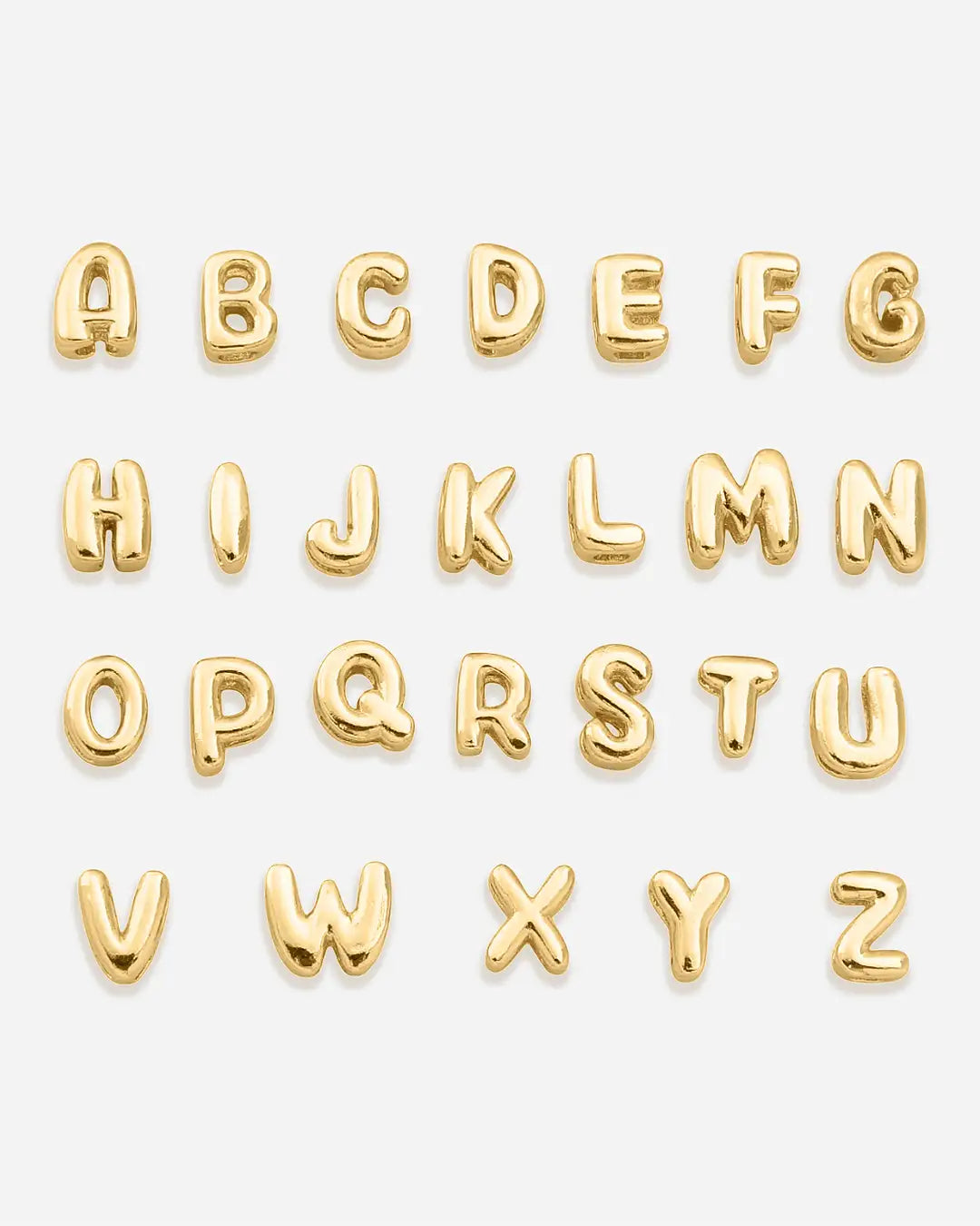 Bubble name necklace