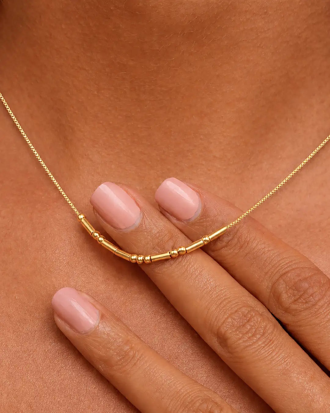 Morse Code Necklace